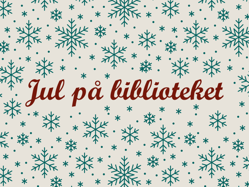 Jul på biblioteket