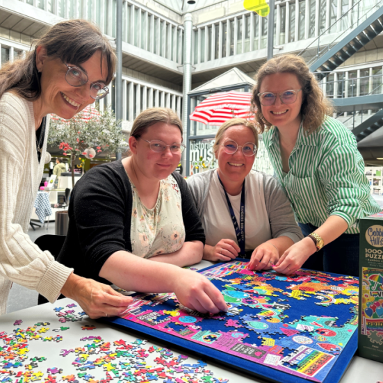 Sonja Overgaard Vestergård, Natasha Kristensen, Mai Kordelin Paulsen og Camilla Kjær Jensen 