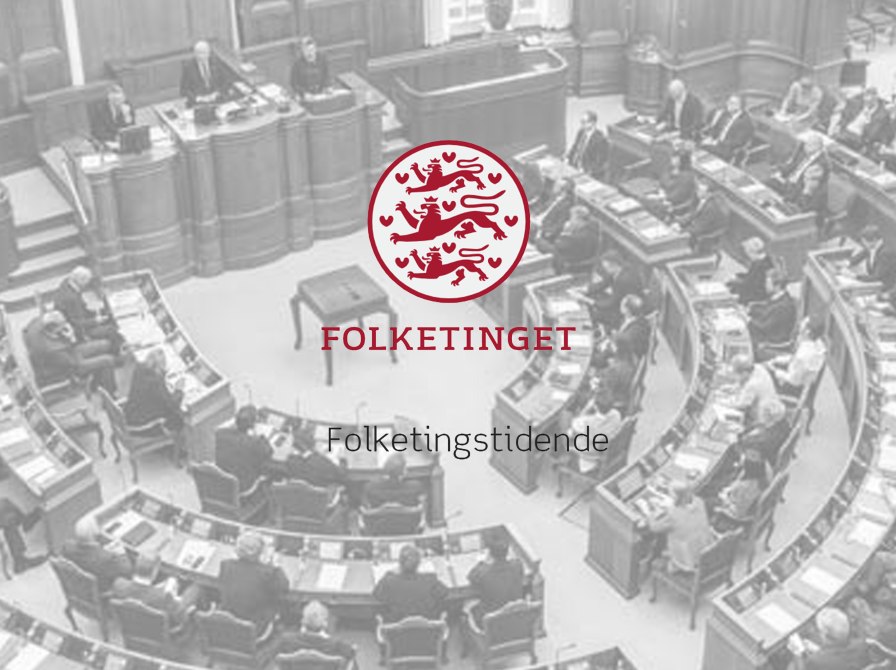 Folketingets officielle kanal for offentliggørelse af de dokumenter, der behandles i Folketingssalen